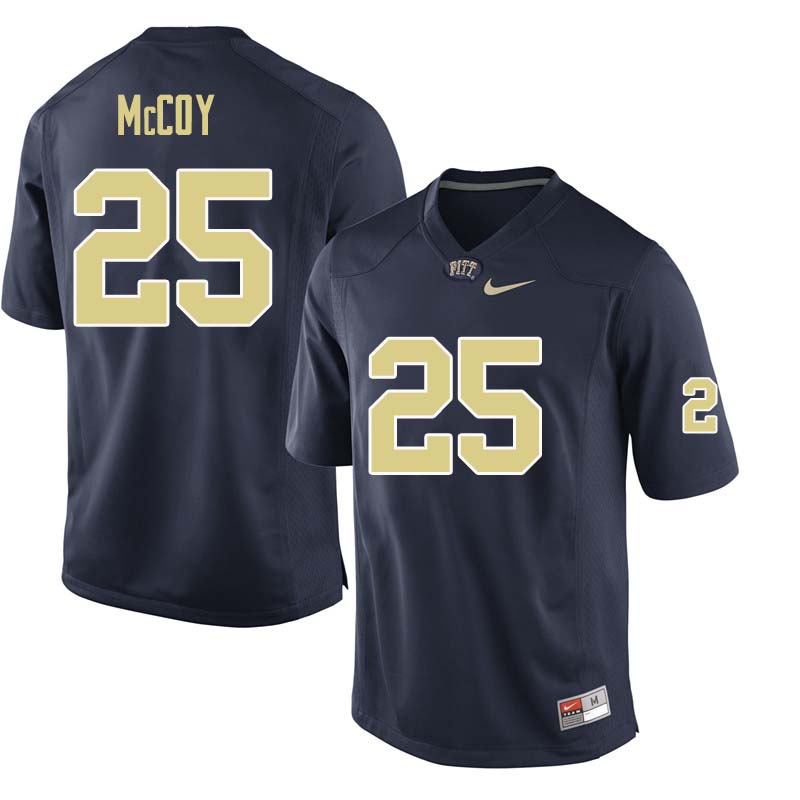 Men #25 LeSean McCoy Pittsburgh Panthers College Football Jerseys Sale-Navy